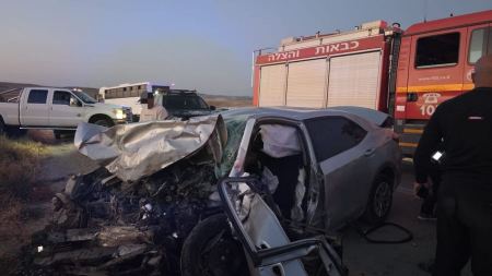 مصرع شاب وإصابة 3 آخرين بحادث سير قرب حورة في النقب